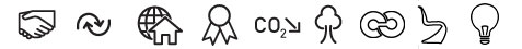 Eigene Nachhaltigkeit Kriterien: Eco Icons